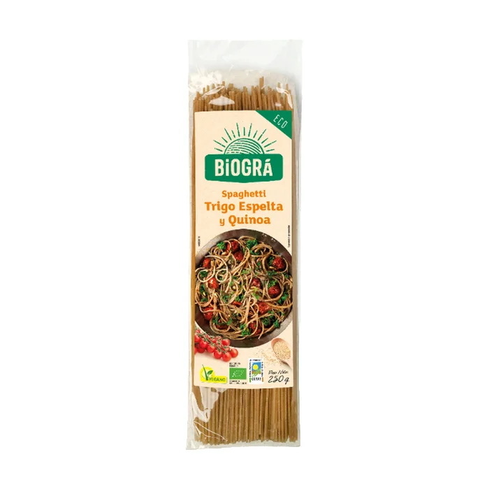 Dinkel-Spaghetti mit Bio-Quinoa 250 G