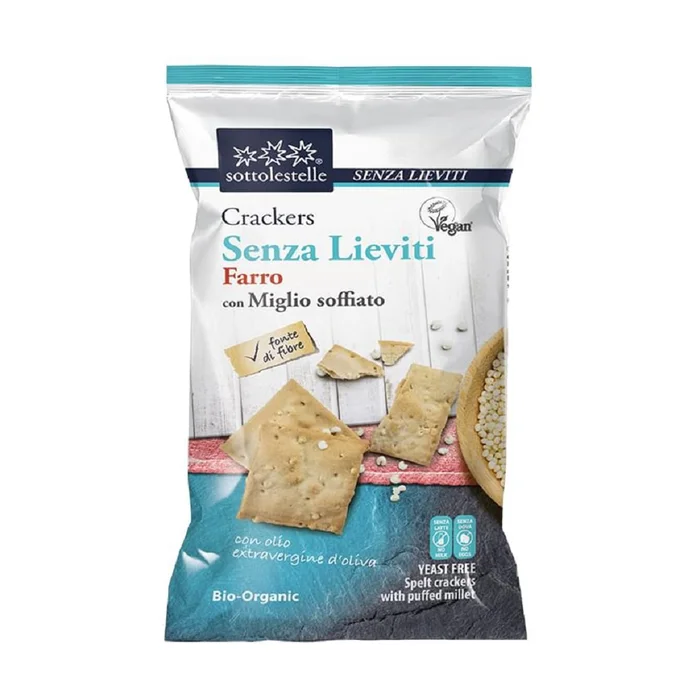 Dinkelcracker und Puffhirse 200 G