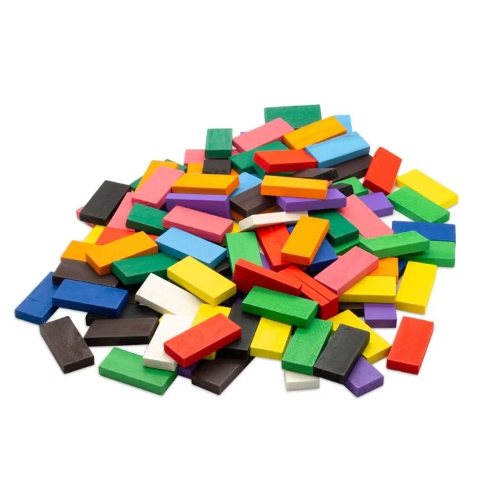 Dominosteine Bunt Holz