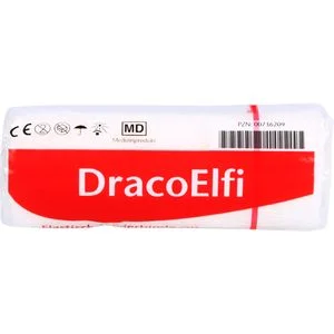 DRACOELFI elast.Fixierbinde 10 cmx4 m gekrep.cello 1 St