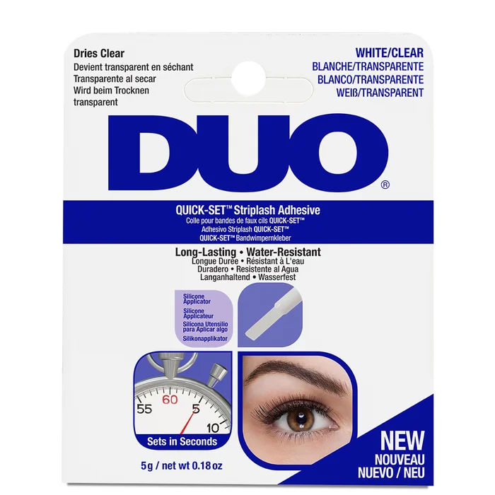 DUO Quick Set Striplash Adhesive – Clear 5g