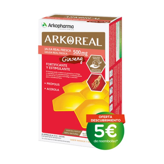 Duplo Arkoreal Gelée Royale + Ginseng 40 Ampullen