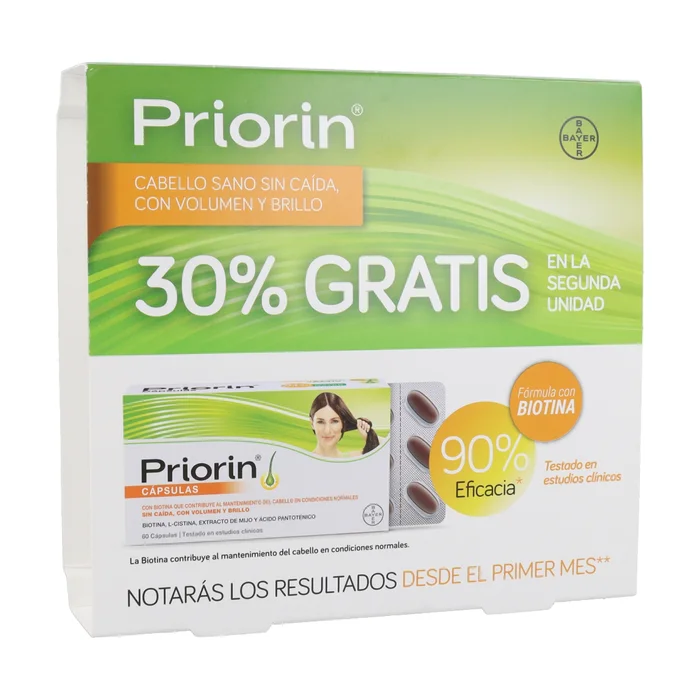 Duplo Pack Priorin 2×60 Kapseln