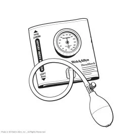 DuraShock Aneroid Sphygmomanometer DS44, mit bunter Kindermanschette