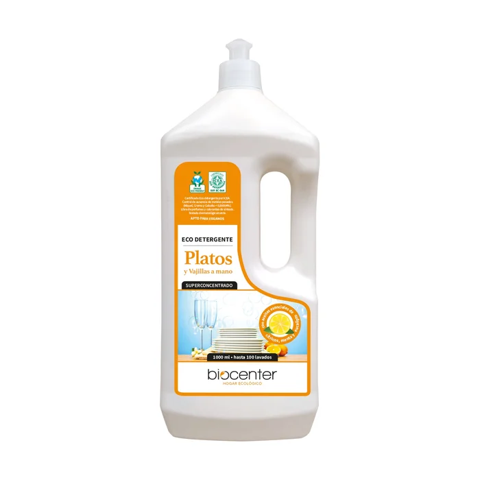 Eco Handgeschirr und Geschirrspüler Waschmittel 1 L.