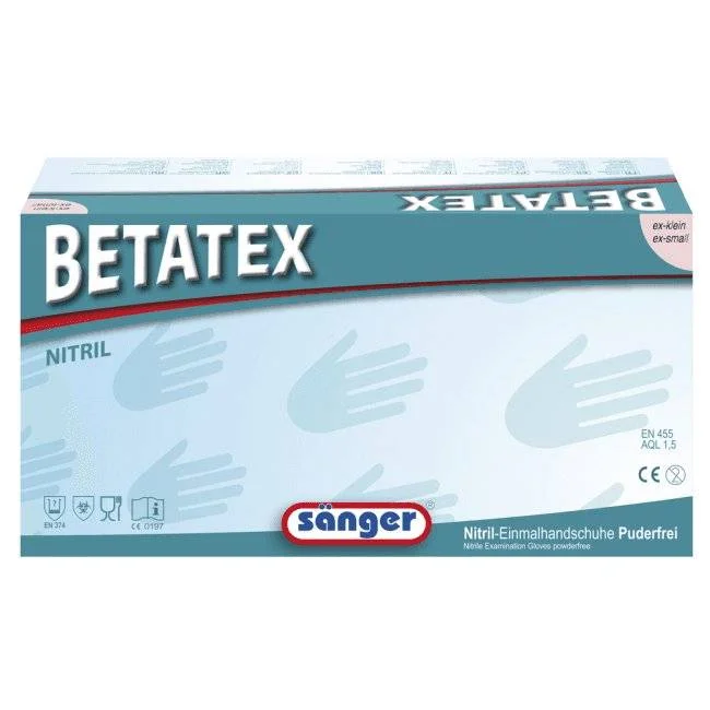 Einmalhandschuhe Nitril Betatex blau