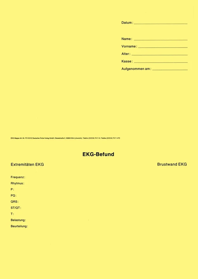 EKG-Karteimappe