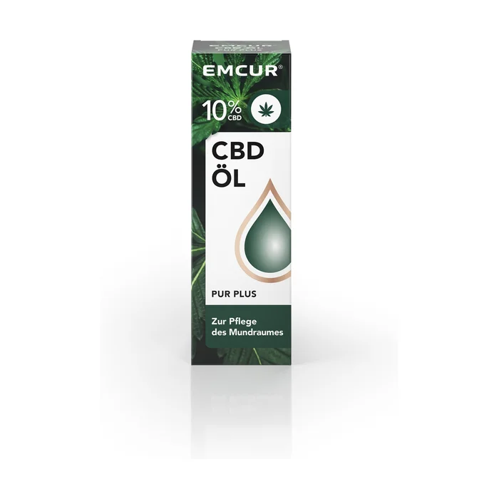 Emcur® CBD Öl 10% Pur Plus 5 ml Öl