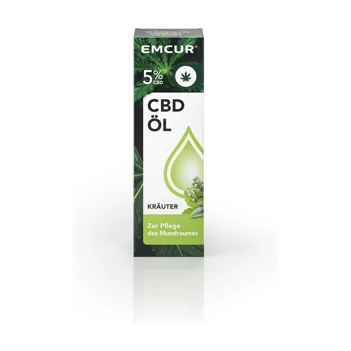 Emcur® CBD Öl 5% Kräuter 5 ml Öl