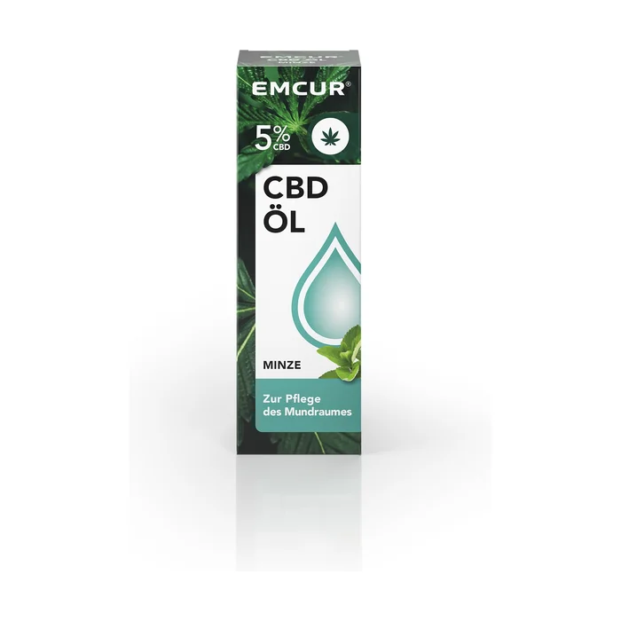 Emcur® CBD Öl 5% Minze 5 ml Öl