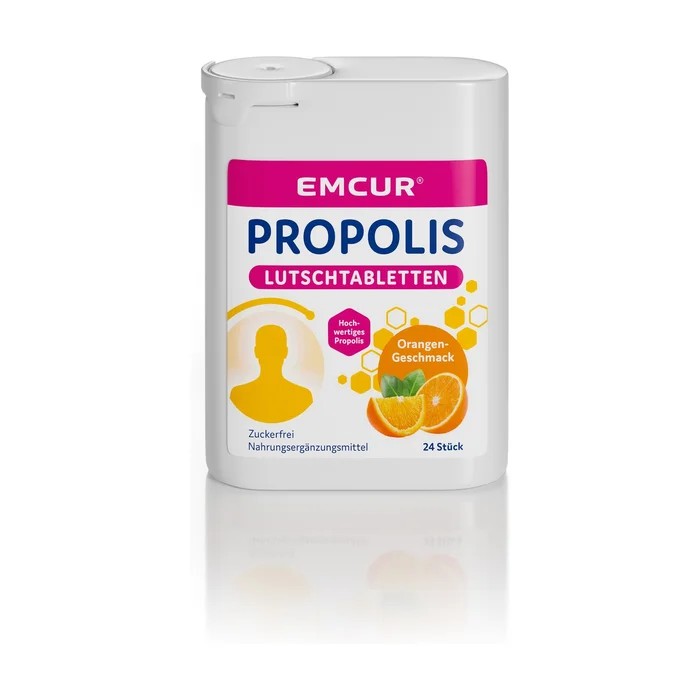 Emcur® Propolis Lutschtabletten (Orange) 24 Einheiten