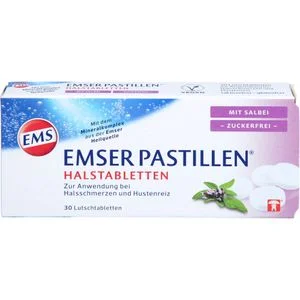 EMSER Pastillen mit Salbei zuckerfrei 30 St