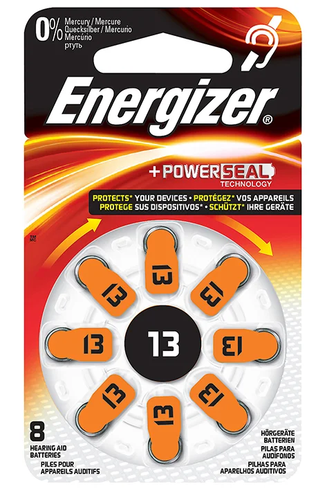 Energizer Batterie Typ 13 1,4 V für Hörgeräte 8 Stück