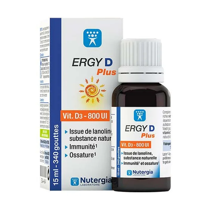 Ergy D plus Vitamin D3 15 ml