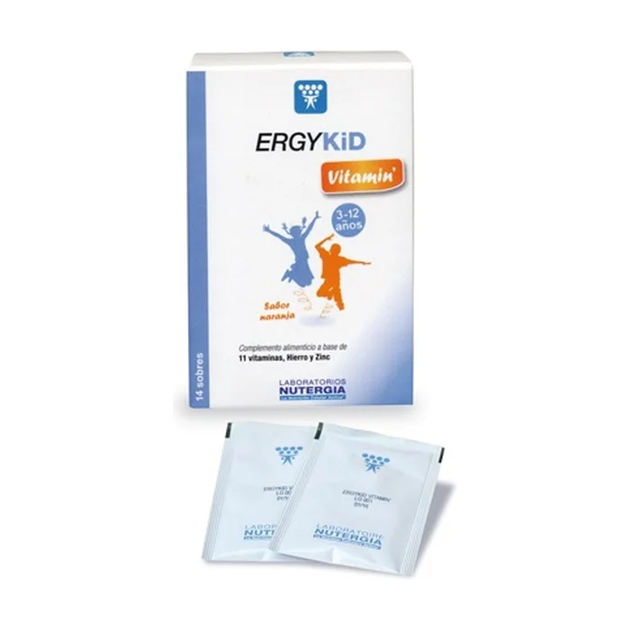 Ergykid Multivitamin Kinder (Orangengeschmack) 14 Umschläge