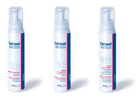 essity Cutimed ACUTE Cremeschaum Cremeschaum mit 5 % Urea