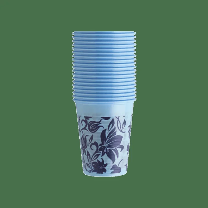 Euronda Monoart Flower Trinkbecher in Flower-Blau