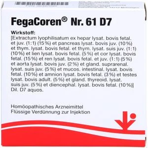 FEGACOREN 61 D 7 Ampullen 5X2 ml