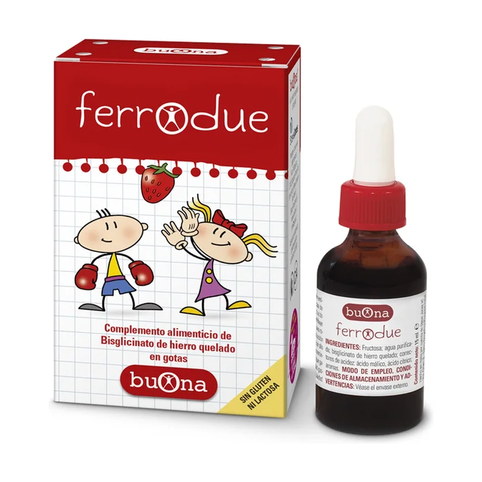 Ferrodue chelatisiertes Eisen 15 ml (Erdbeere)