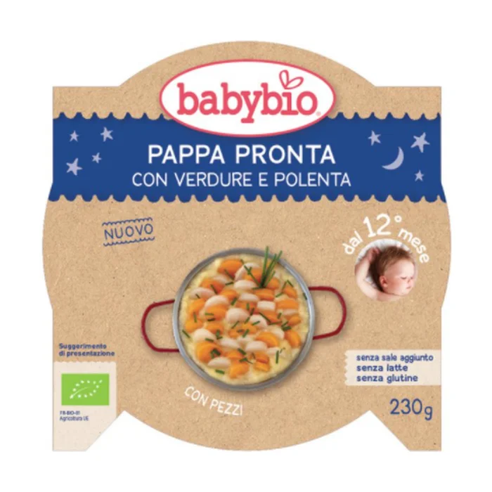 Fertig Pappa mit Gemüse und Polenta 230 G