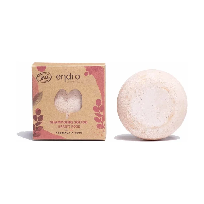 Festes Shampoo von Pink Granit 85 G (Himbeere)
