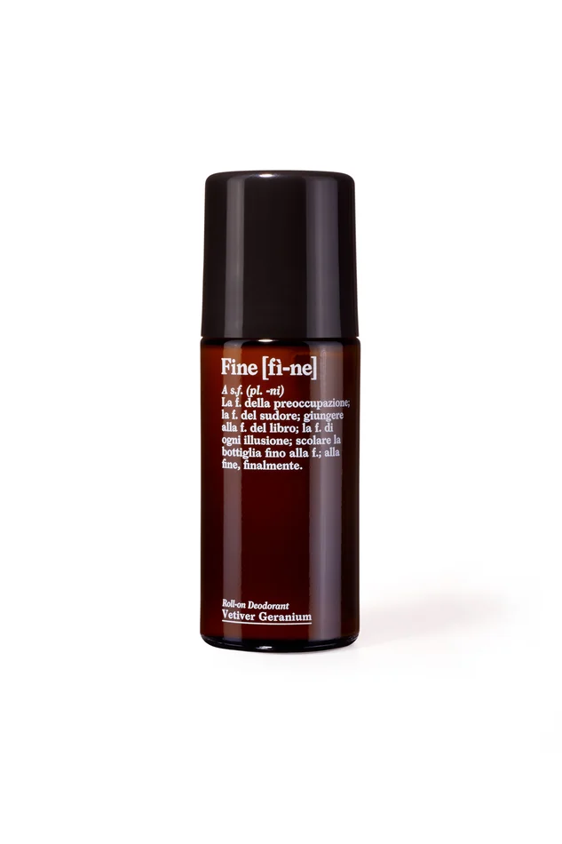 FINE Vetiver Geranium Deodorant, Liquid Roll-on 50ml