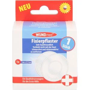 FIXIERPFLASTER 2,5 cmx5 m transparent 1 St