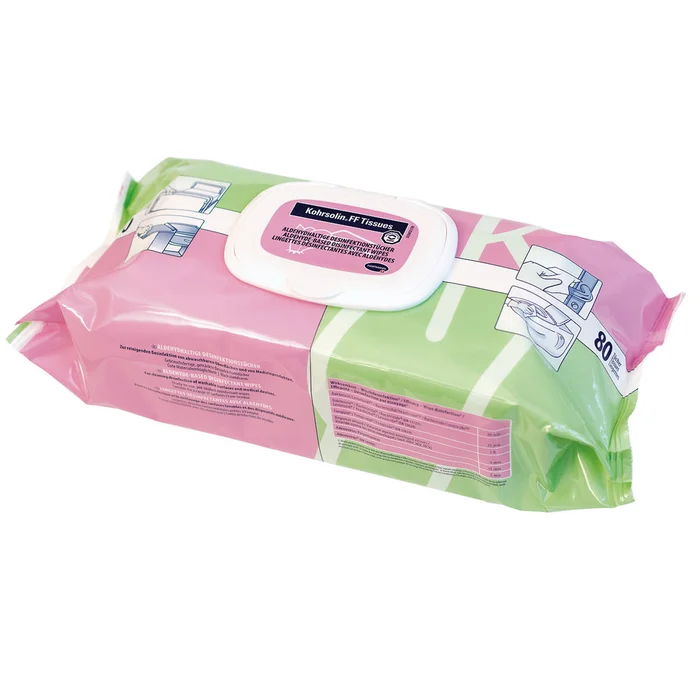 Flächen-Desinfektionstücher Kohrsolin FF Tissues von BODE, 80 Stück