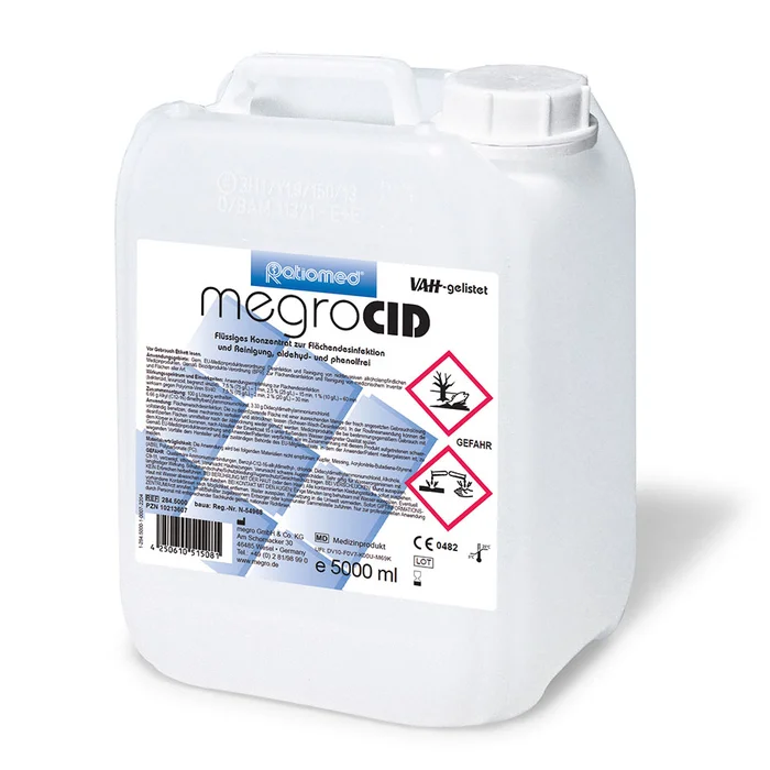 Flächendesinfektion megroCID 5 Liter
