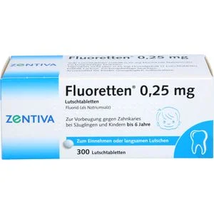 FLUORETTEN 0,25 mg Tabletten 300 St