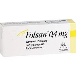 FOLSAN 0,4 mg Tabletten 100 St