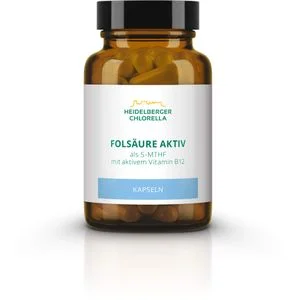 FOLSÄURE AKTIV plus Vitamin B12 aktiv Kapseln 60 St