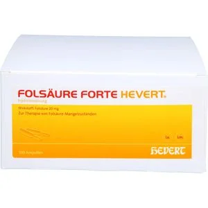 FOLSÄURE HEVERT forte Ampullen 100X2 ml