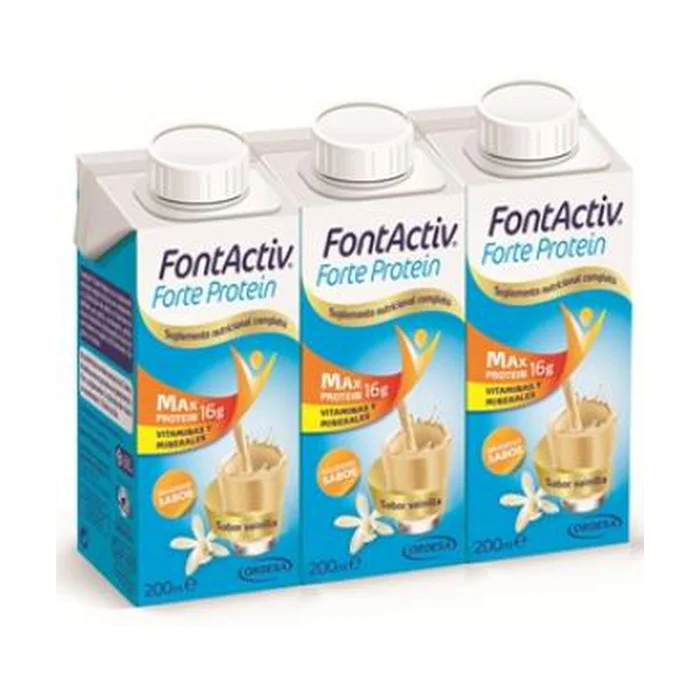Fontactiv Forte Protein Vanille Shake 3 Einheiten à 200ml