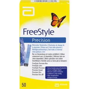 FREESTYLE Precision Blutzucker Teststr.o.Codier. 50 St