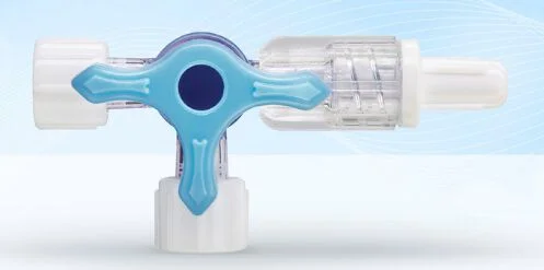 Fresenius Polyway Pro Dreiwegehahn blau