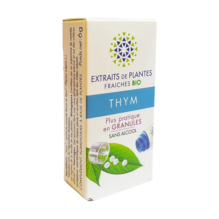 Frischer Pflanzenextrakt aus Bio-Thymian 130 Granulat