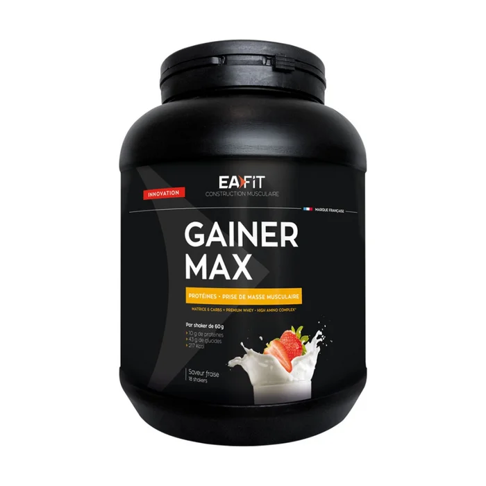 Gainer Max Strawberry 1,1 kg Pulver (Erdbeere)