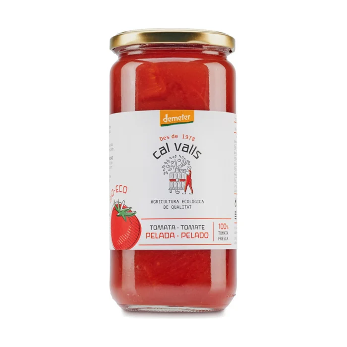 Ganze geschälte Demeter-Tomate 660 G