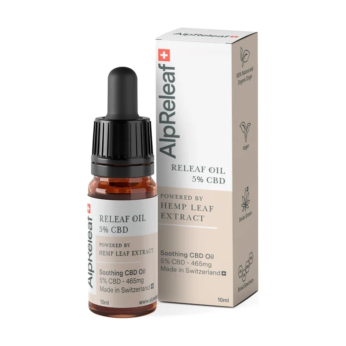 Geben Sie 5 % CBD-Hanföl frei 10 ml Öl