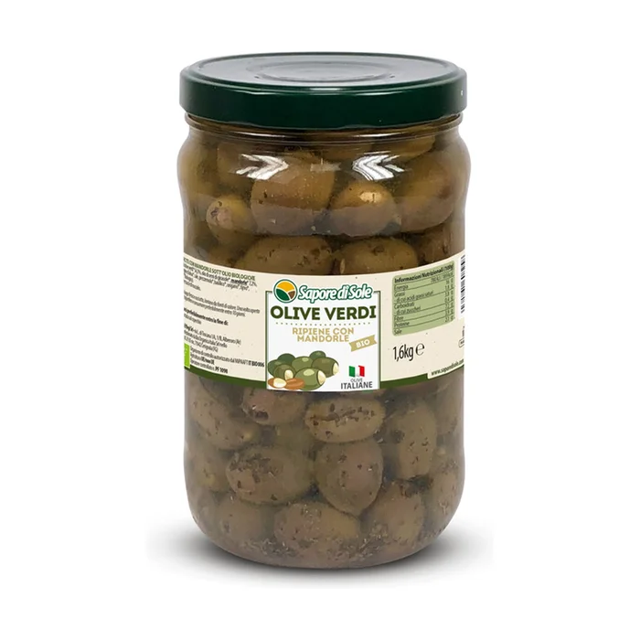 Gefüllte Oliven mit Mandeln 1,6 kg