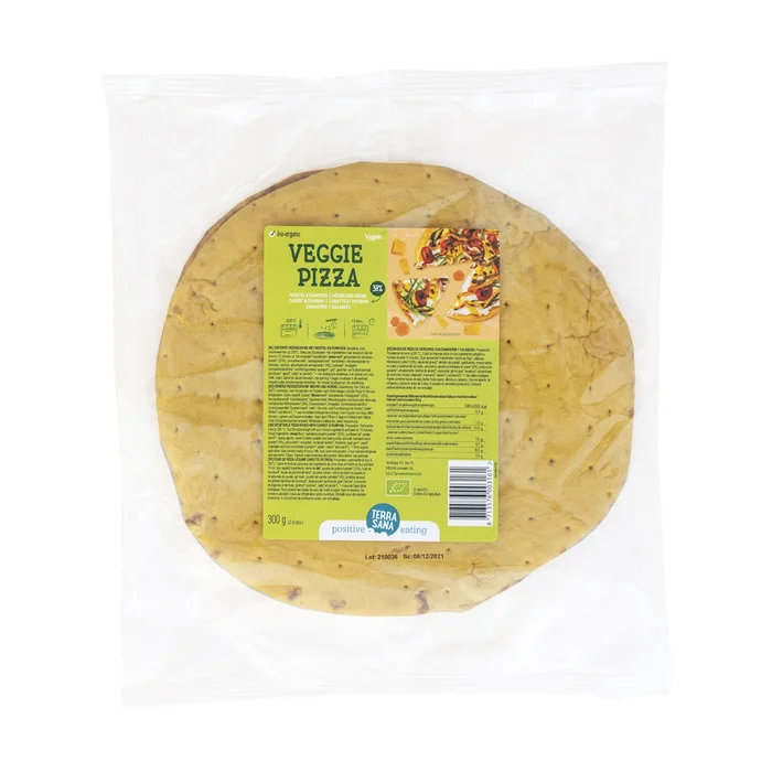 Gemüsepizzaböden mit Karotten und Kürbis 300 G