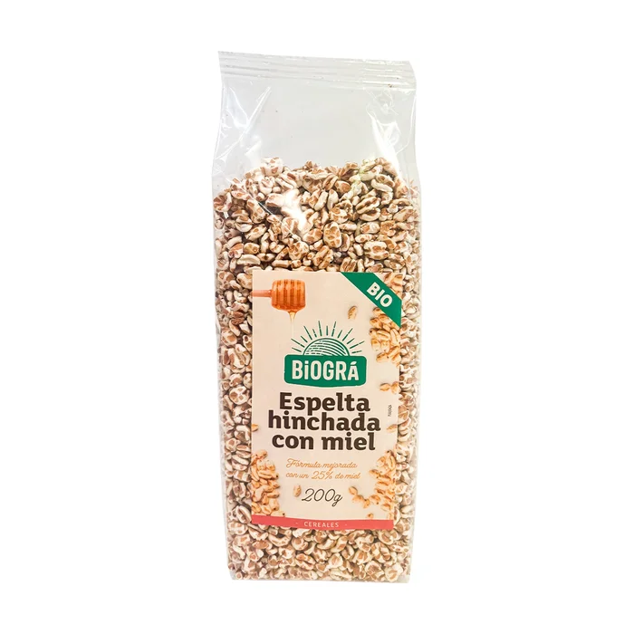 Gepuffter Dinkel mit Honig 200 G
