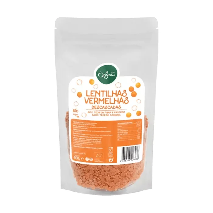 Geschälte rote Bio-Linse 500 G