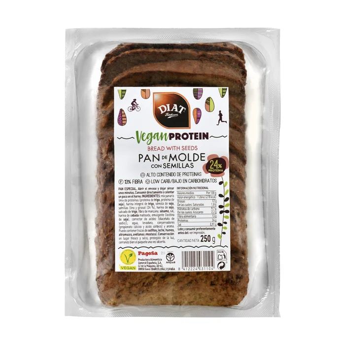 Geschnittenes Brot mit Samen 250 G