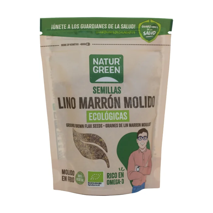 gewalktes braunes Leinen 150 G