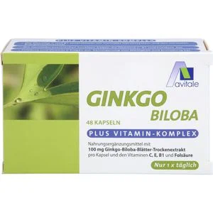 GINKGO 100 mg Kapseln+B1+C+E 48 St