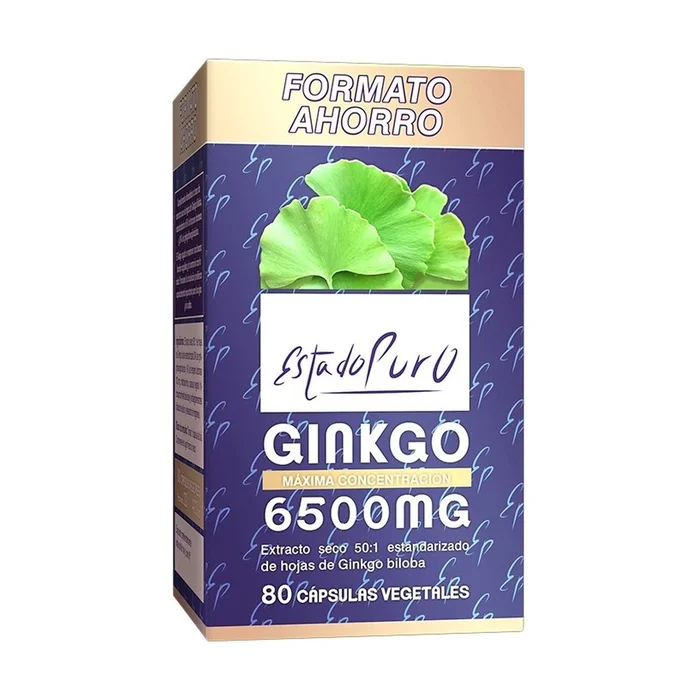 Ginkgo 6500 mg 80 Gemüsekapseln à 6500mg