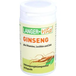 GINSENG 200 mg Lecithin Kapseln 60 St