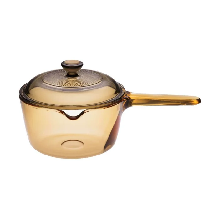 Glastopf mit Deckel Amber 1 L 1 Einheit